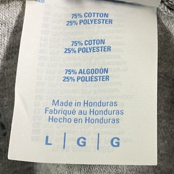 NWT Nebraska Grey Crewneck Sweatshirt by Port & Company, Unisex Large, Huskers - Picture 5 of 6